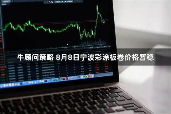 牛顾问策略 8月8日宁波彩涂板卷价格暂稳